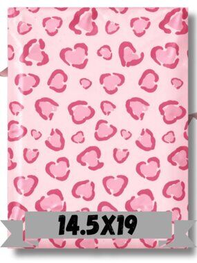 25 Animal Print Polymailers 14.5x19